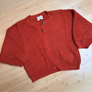 Misha and Puff Paprika Fisherman cotton sweater